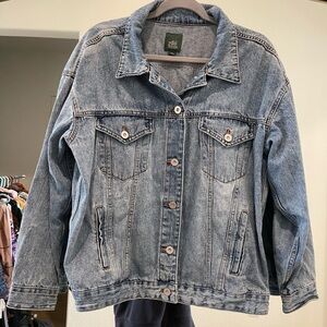 Wild Fable Blue Jean Jacket Relaxed Fit